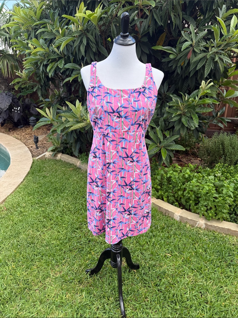Tommy Bahama Pink Floral Bamboo Print Dress